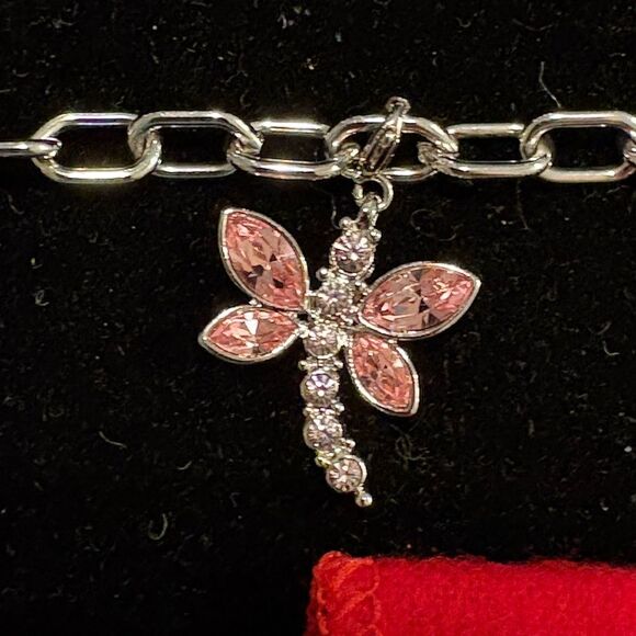 Kenneth Jay Lane Silver Bracelet with Colorful Charms - Picture 5 of 6